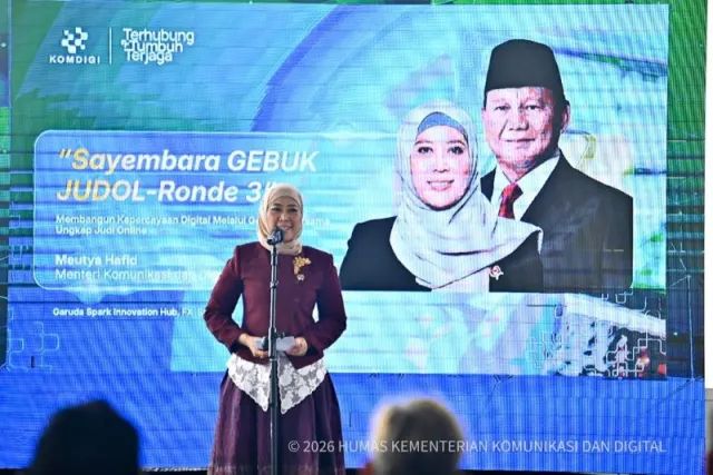 Menkomdigi Meutya Hafid Dorong Penegakan Hukum Bandar Perjudian