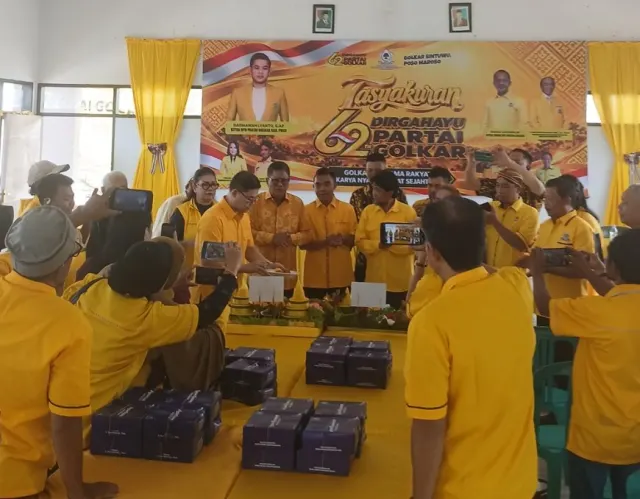 DPD II Golkar Poso Gelar Tasyakuran HUT Ke-62